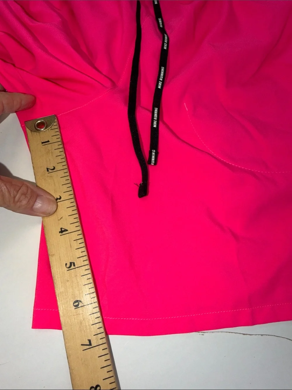 Nike Men’s Hot Pink Athletic Shorts with Black Waistband